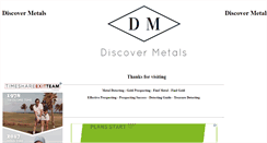 Desktop Screenshot of discoverymetals.com.au
